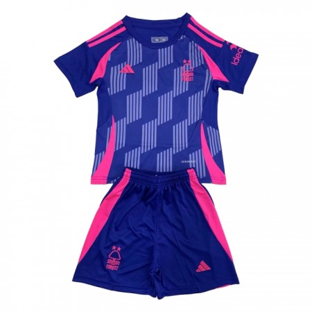 Camisola Nottingham Forest Criança 2º Equipamento 2024-25 Manga Curta